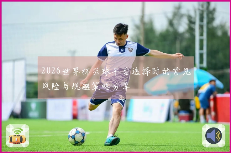 2026世界杯买球平台选择时的常见风险与规避策略分享